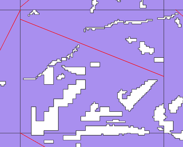 A landable area with some un-landable-areas inside it